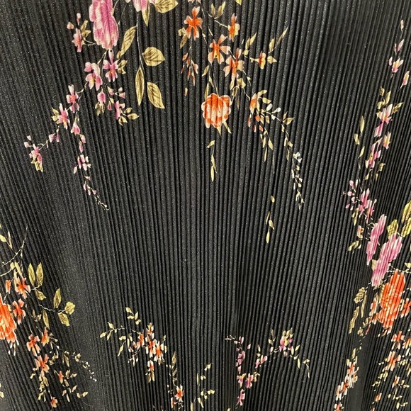 Essential by ABS Floral Black Kimono  size XS - Picture 4 of 5